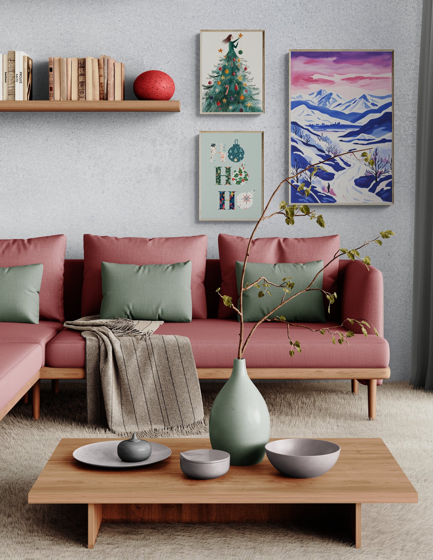 Snowy Mountains - AFFICHES & MOI
