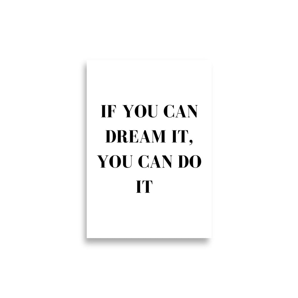 You Can do It - AFFICHES & MOI