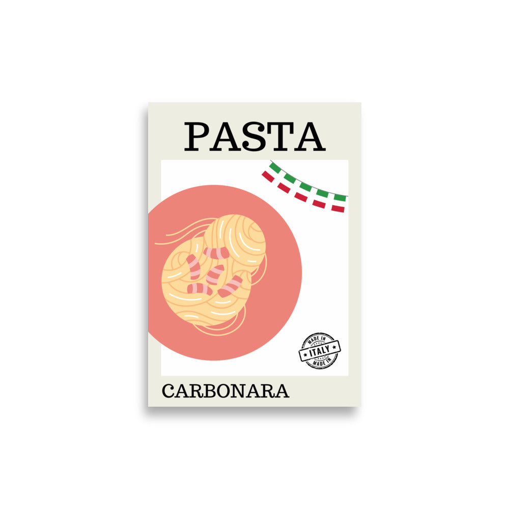 Pasta Carbonara - AFFICHES & MOI
