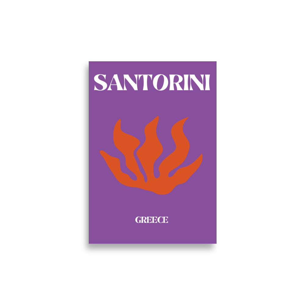 Graphic Santorini - AFFICHES & MOI