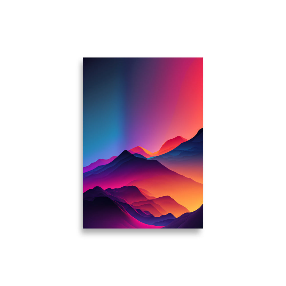 Neon Mountain - AFFICHES & MOI