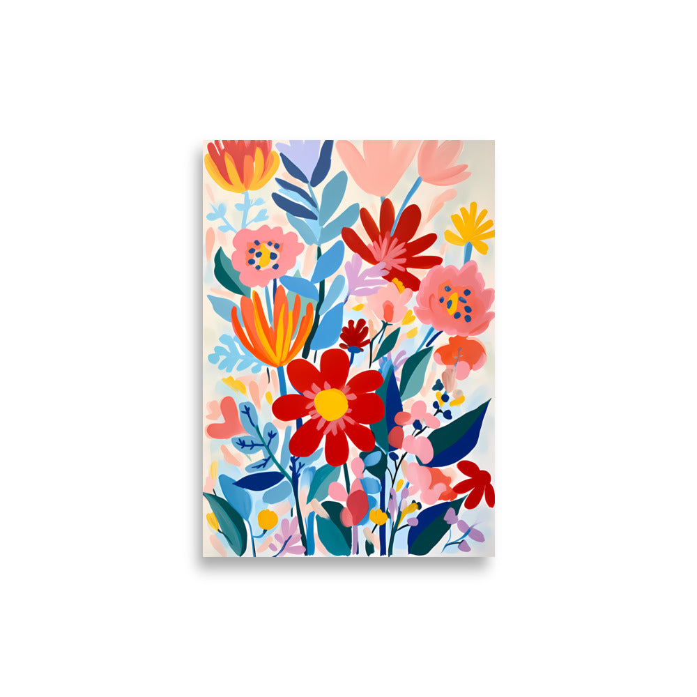 Colorful Flowers - AFFICHES & MOI