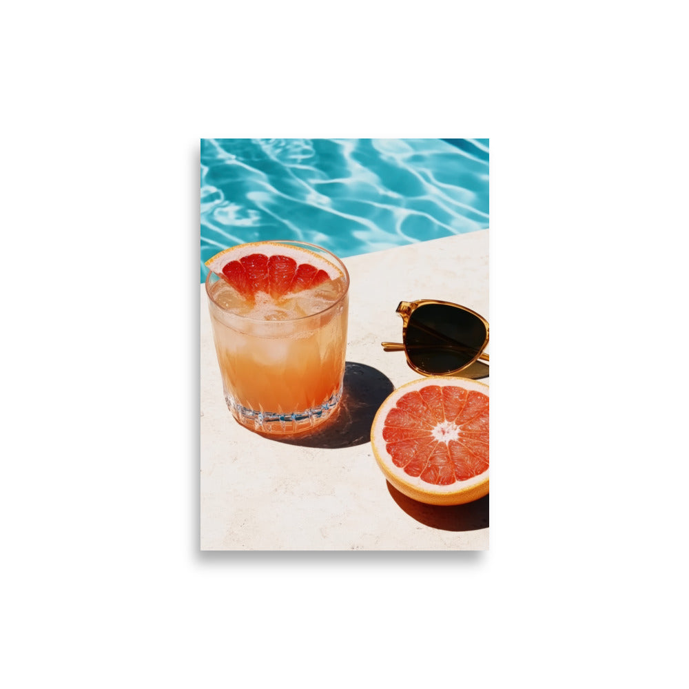 Poolside Grapefruit - AFFICHES & MOI