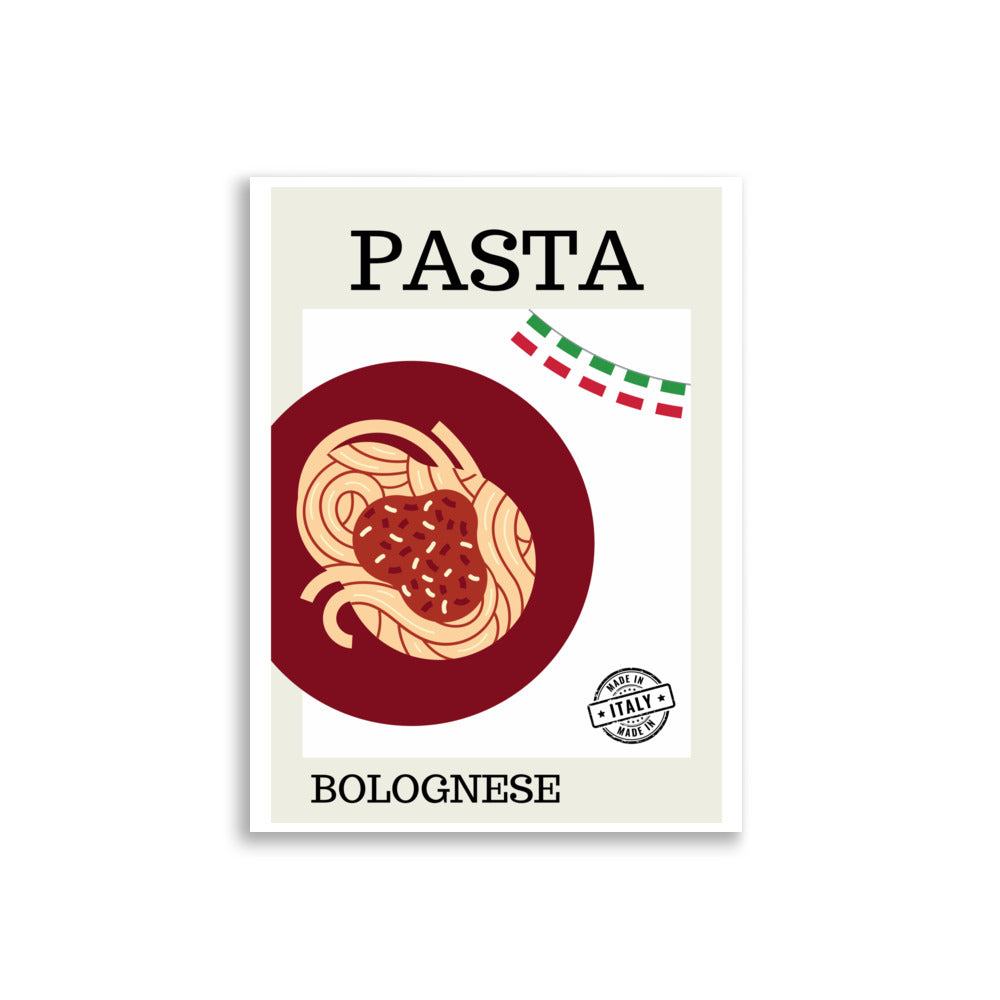 Pasta Bolognese - AFFICHES & MOI