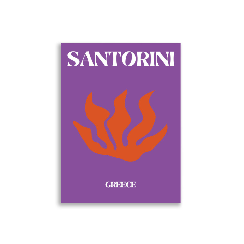 Graphic Santorini - AFFICHES & MOI