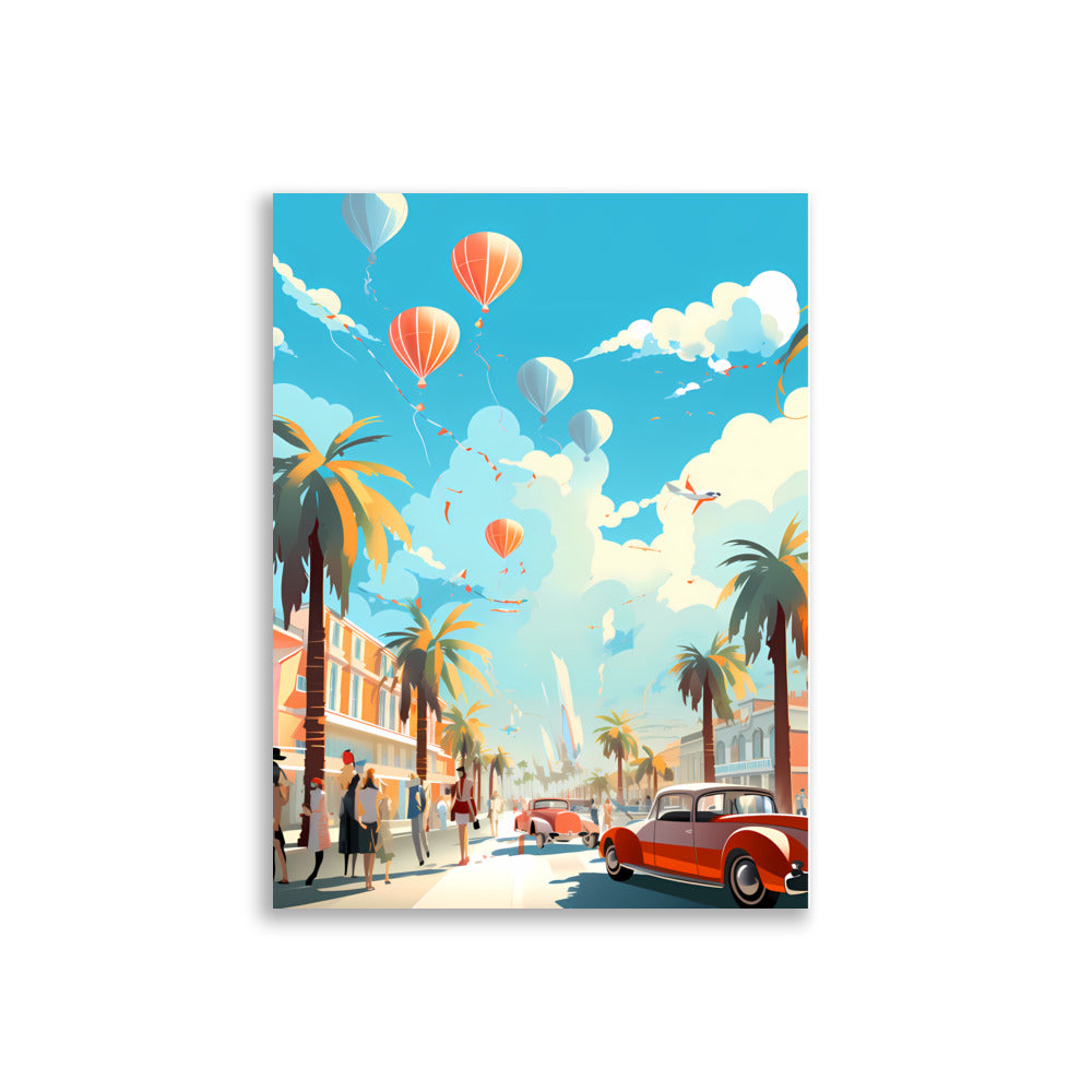 Palm Trees Avenue No3 - AFFICHES & MOI