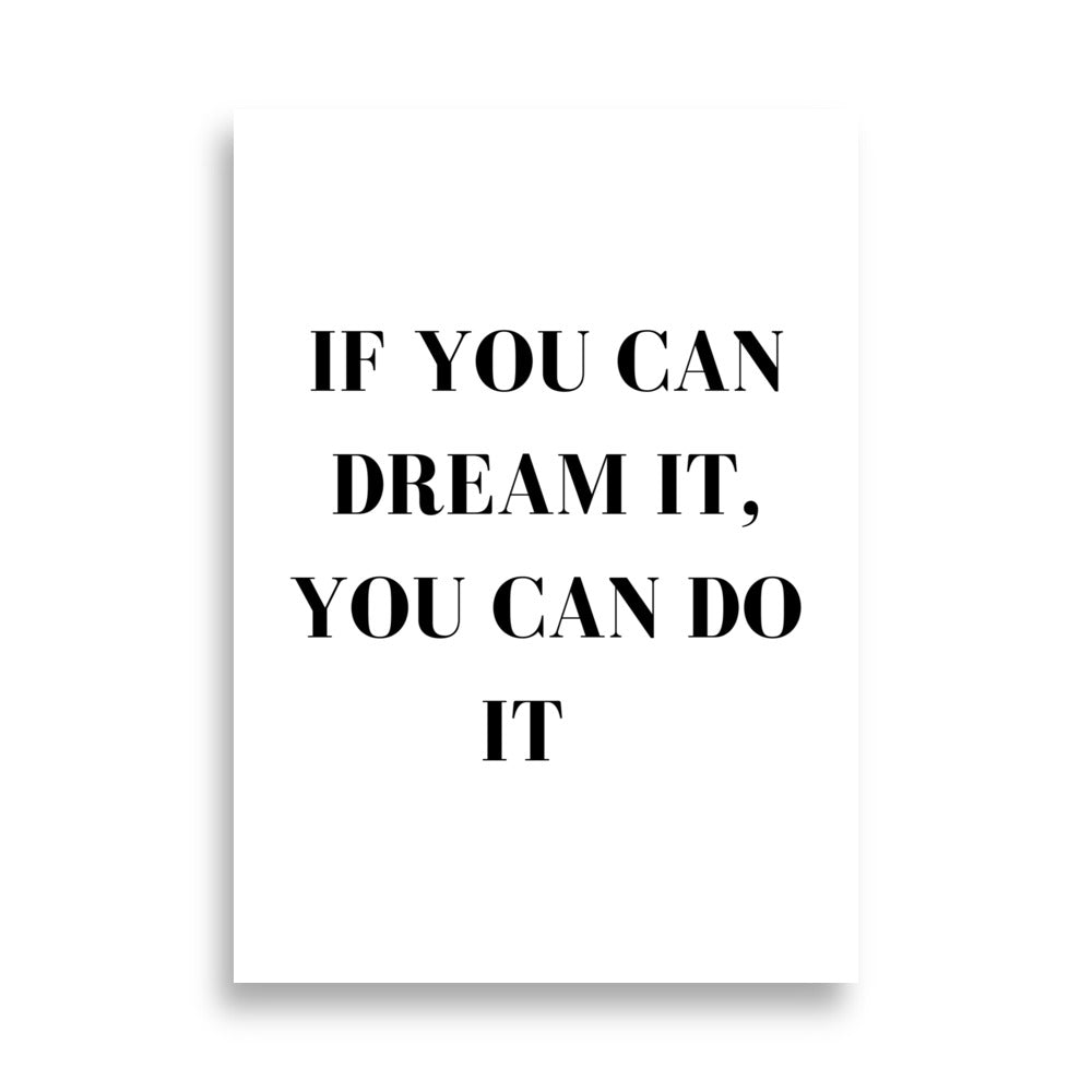 You Can do It - AFFICHES & MOI