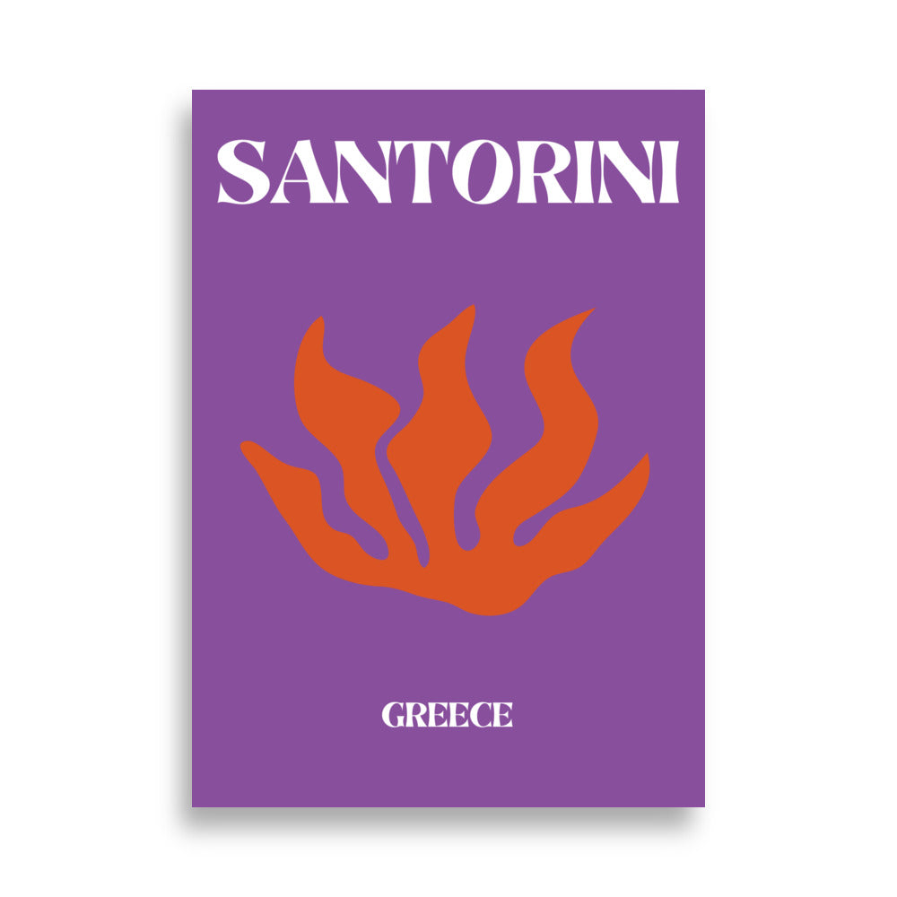 Graphic Santorini - AFFICHES & MOI