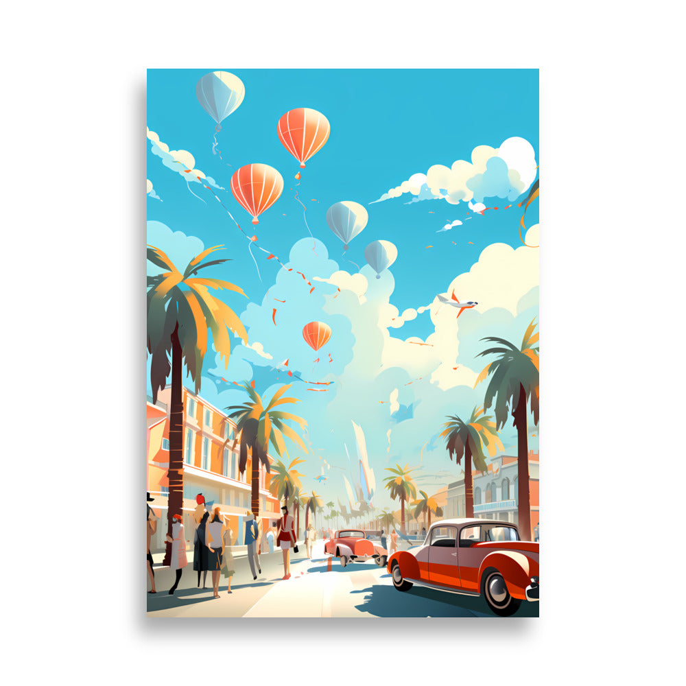 Palm Trees Avenue No3 - AFFICHES & MOI