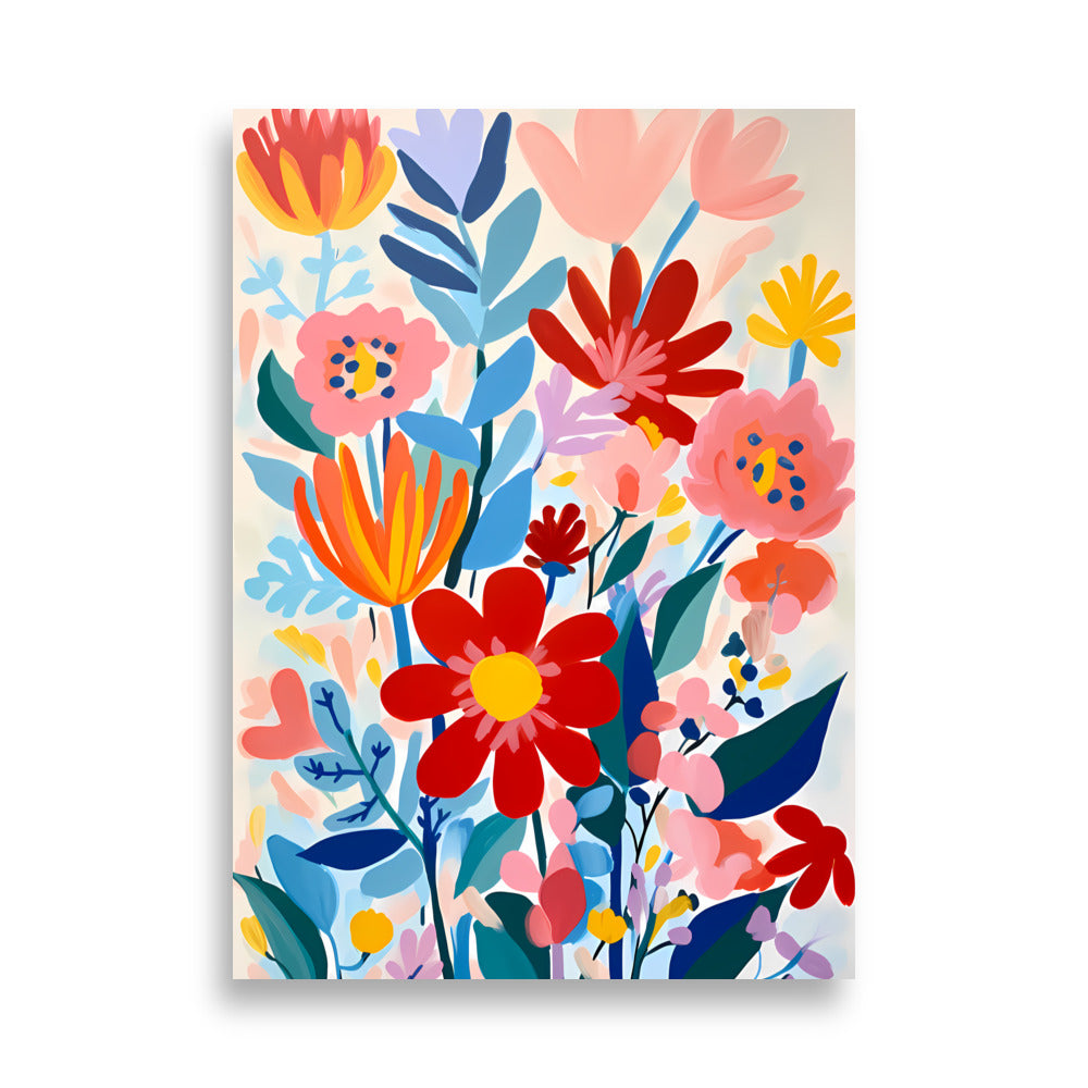 Colorful Flowers - AFFICHES & MOI