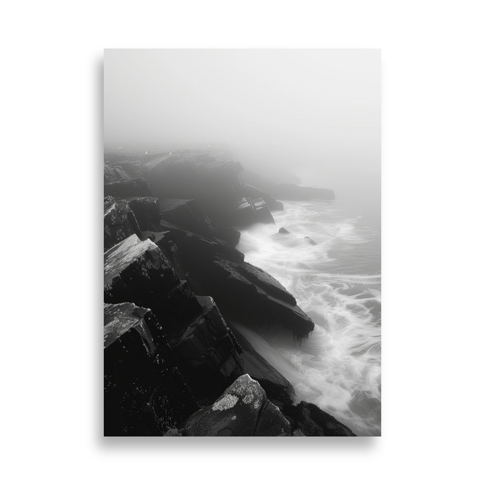 Black & White Cliff - AFFICHES & MOI