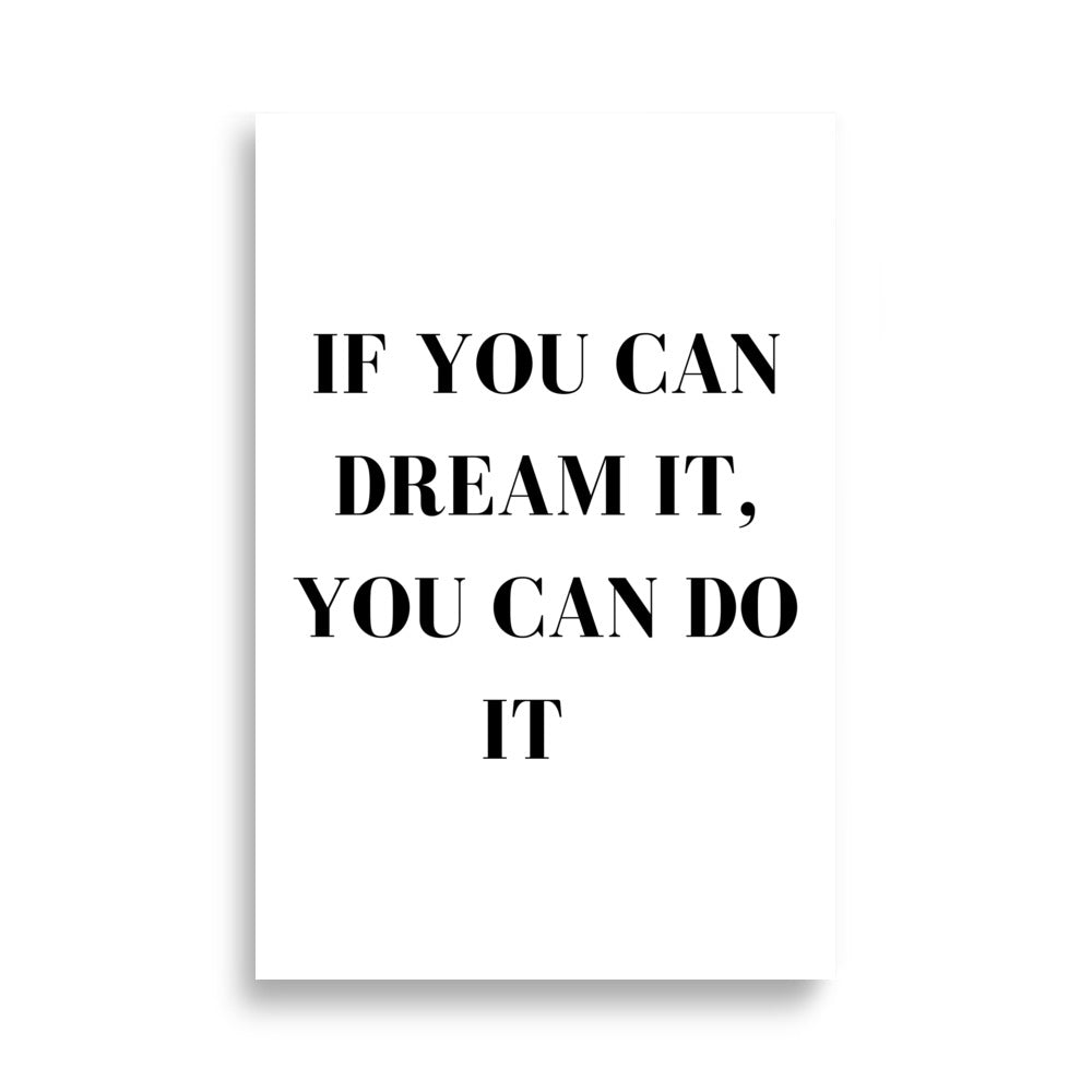 You Can do It - AFFICHES & MOI