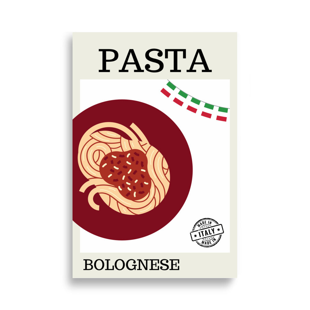 Pasta Bolognese - AFFICHES & MOI