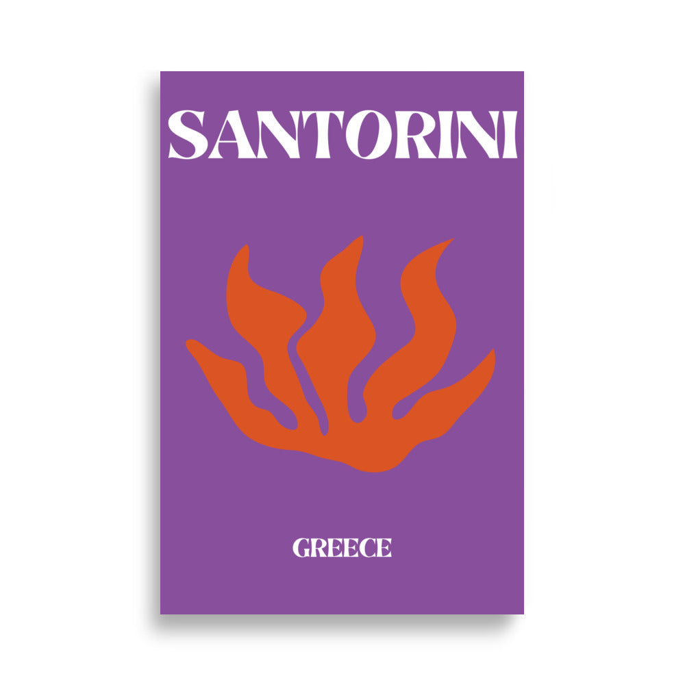 Graphic Santorini - AFFICHES & MOI