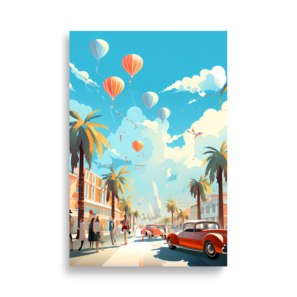 Palm Trees Avenue No3 - AFFICHES & MOI