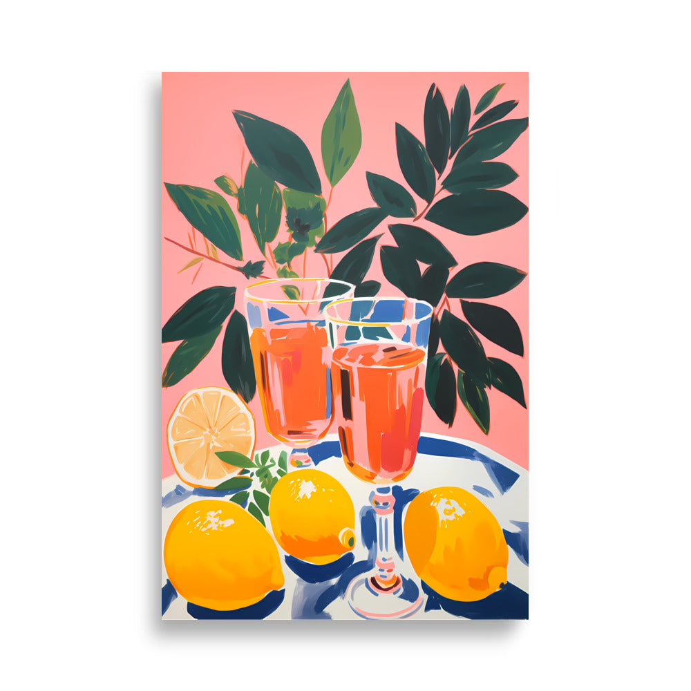 Lemon Cocktail - AFFICHES & MOI