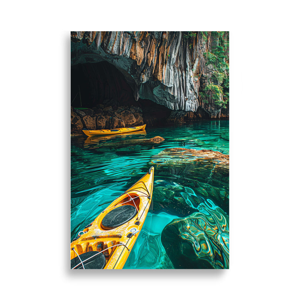 Yellow Kayak - AFFICHES & MOI