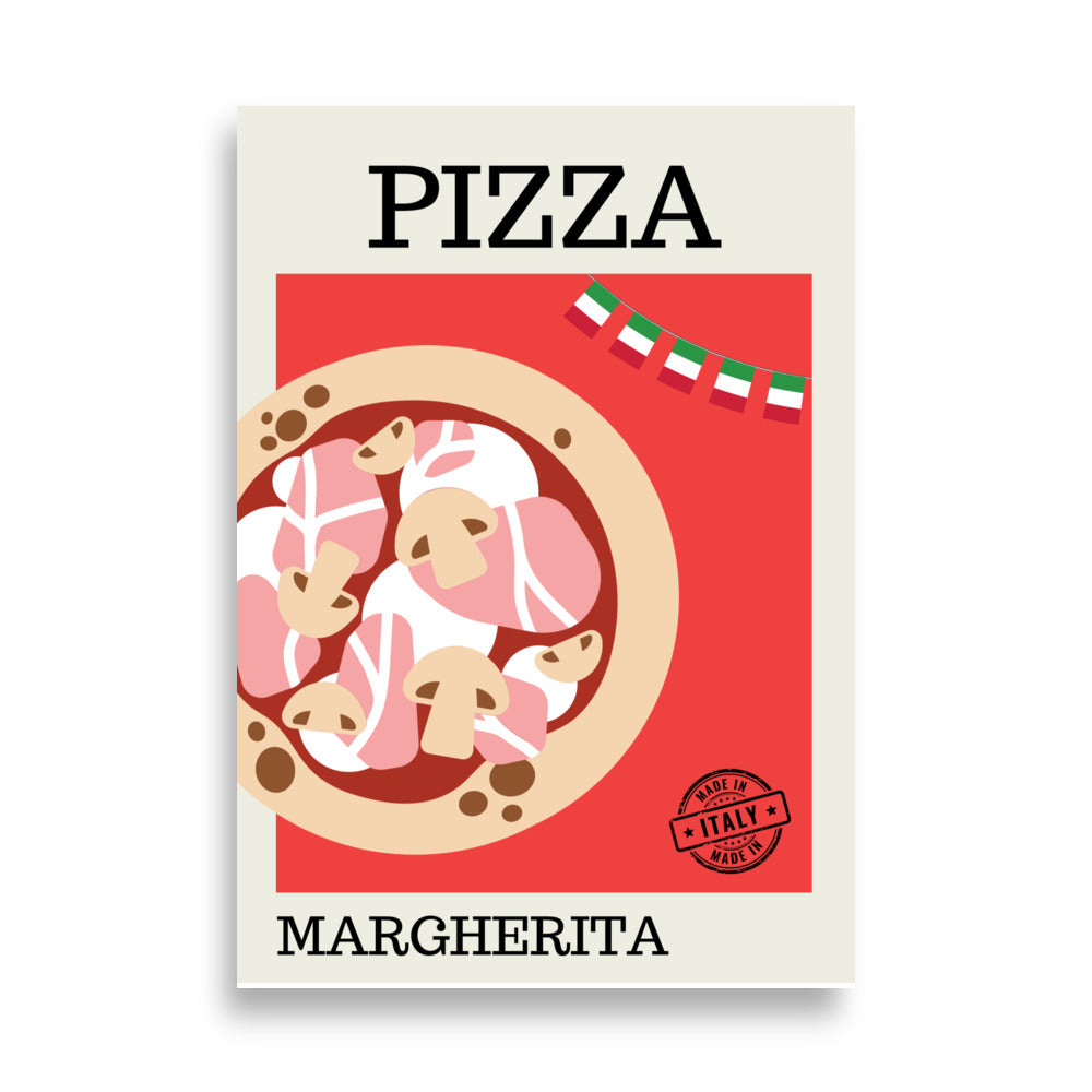 Pizza Margherita - AFFICHES & MOI