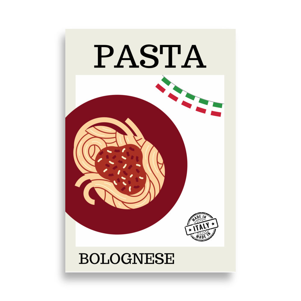 Pasta Bolognese - AFFICHES & MOI