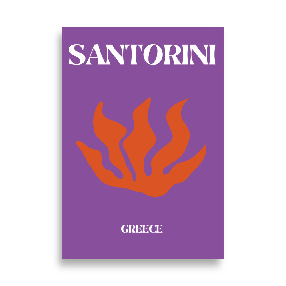 Graphic Santorini - AFFICHES & MOI