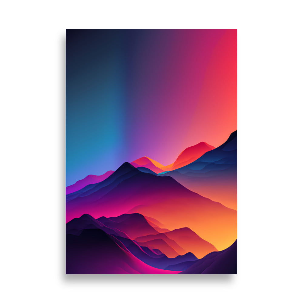Neon Mountain - AFFICHES & MOI
