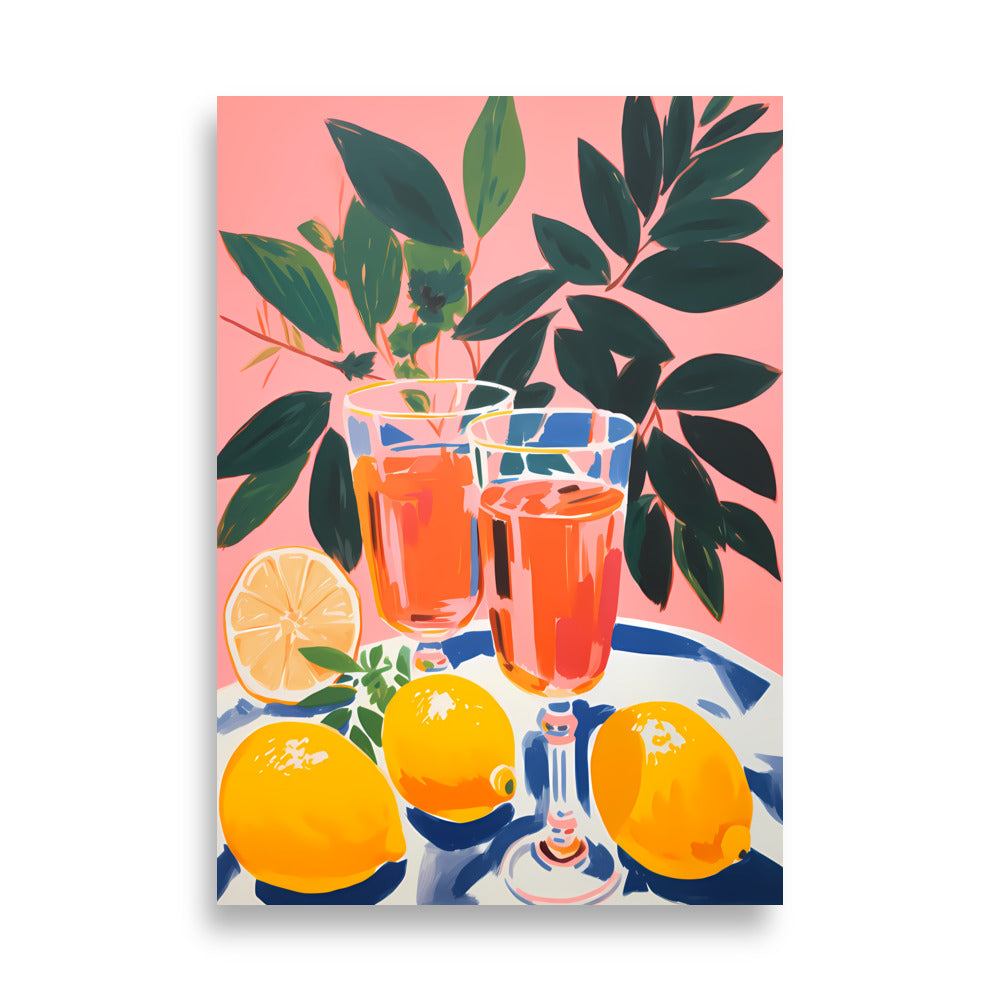 Lemon Cocktail - AFFICHES & MOI