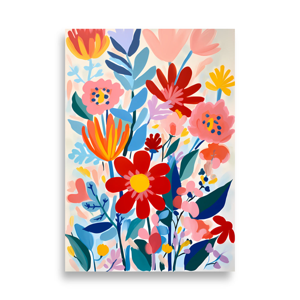 Colorful Flowers - AFFICHES & MOI