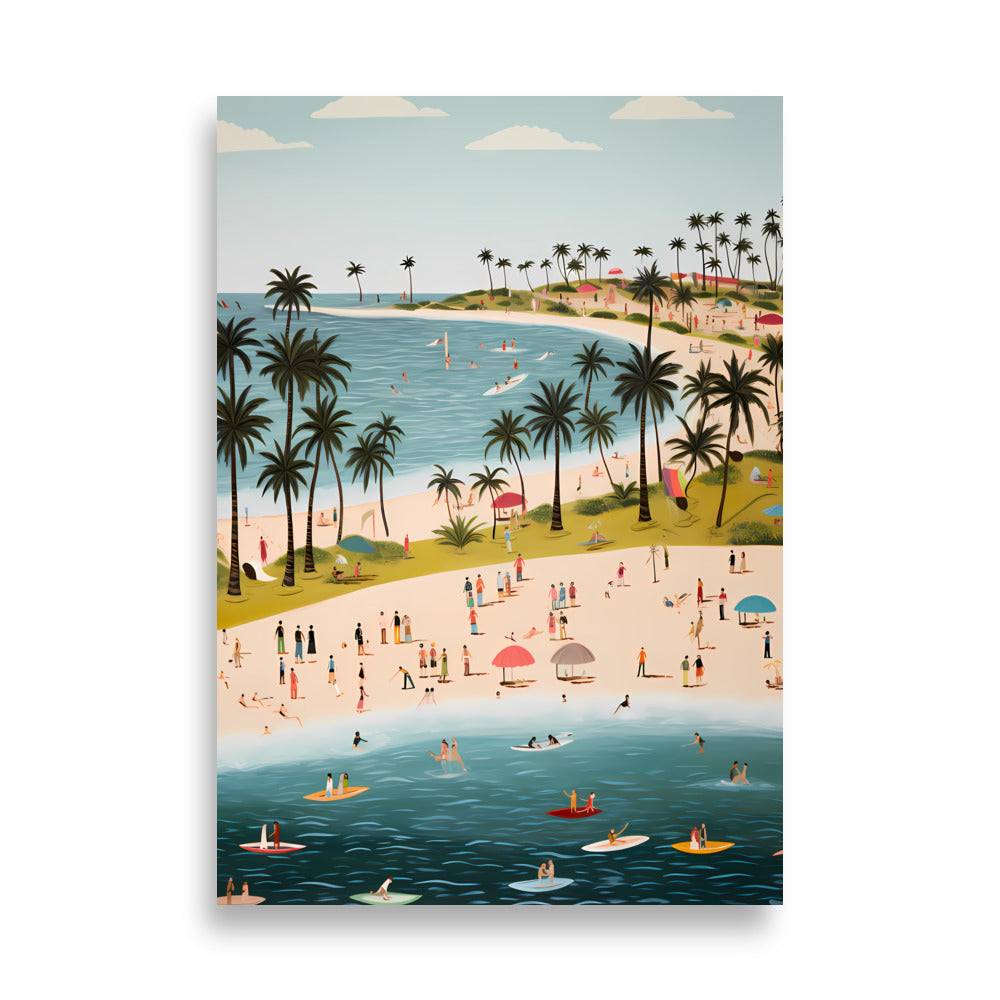 Honolulu Beach - AFFICHES & MOI