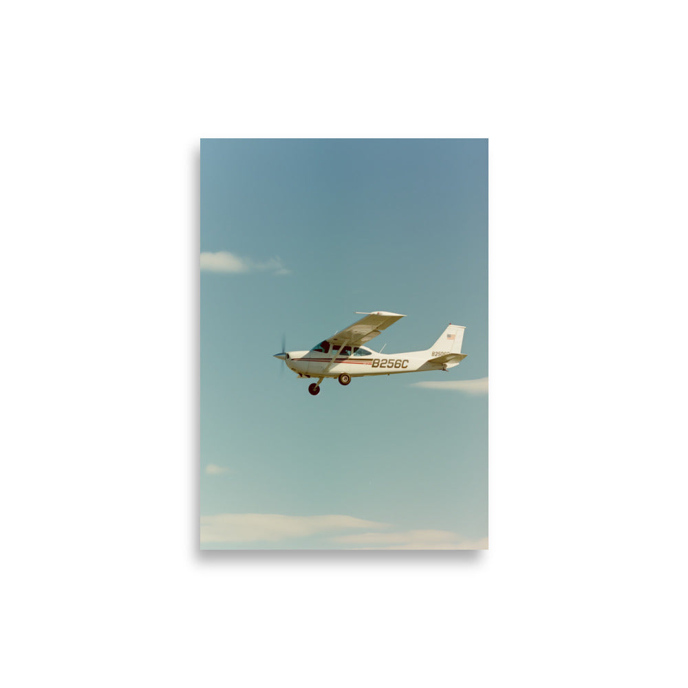 Blue Sky Plane - AFFICHES & MOI 