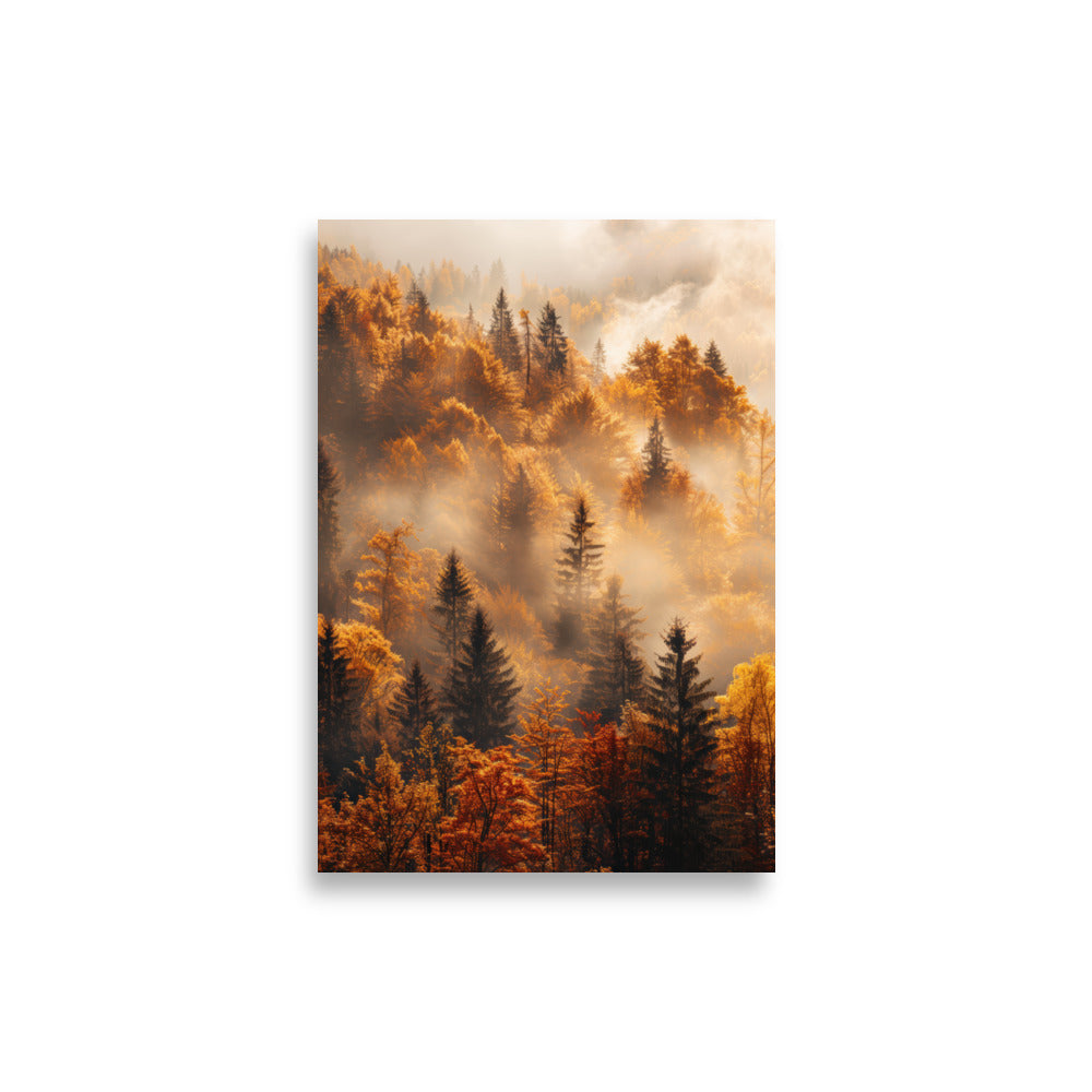 Autumn Pines - AFFICHES & MOI 