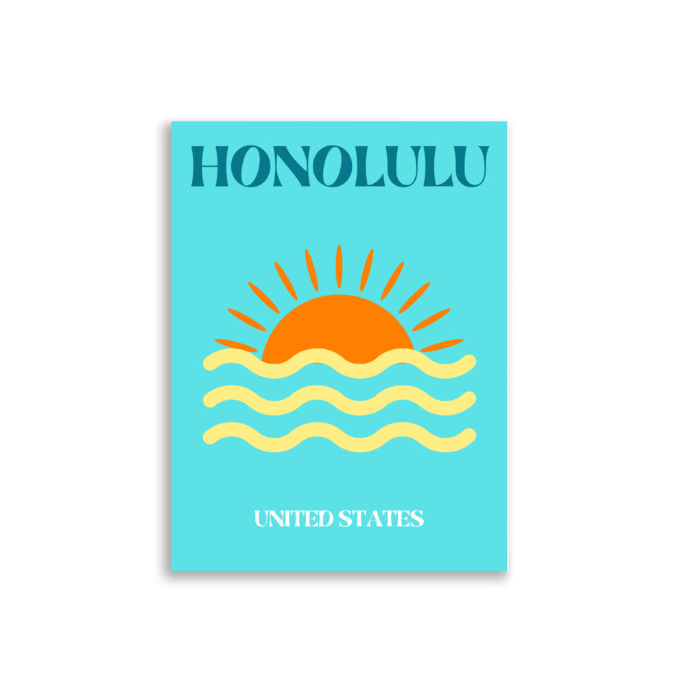 Graphic Honolulu - AFFICHES & MOI 