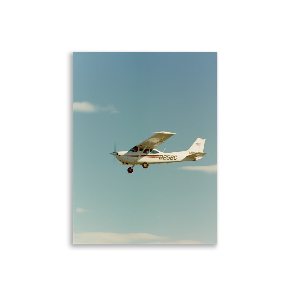 Blue Sky Plane - AFFICHES & MOI 