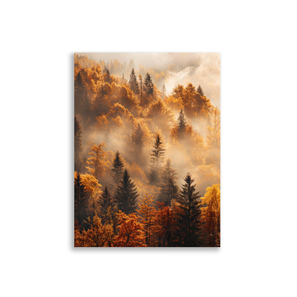 Autumn Pines - AFFICHES & MOI 