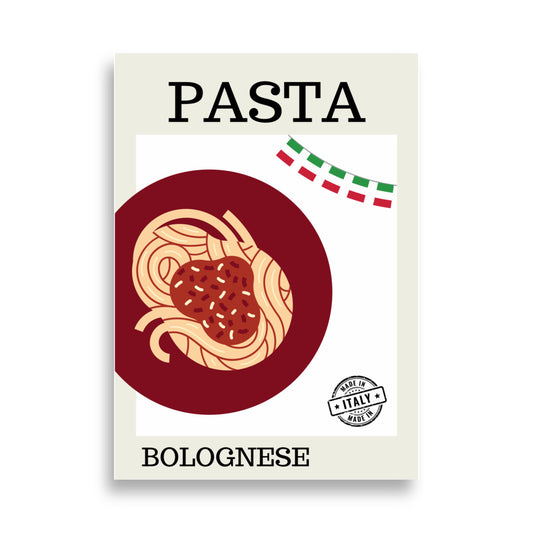 Pasta Bolognese - AFFICHES & MOI 