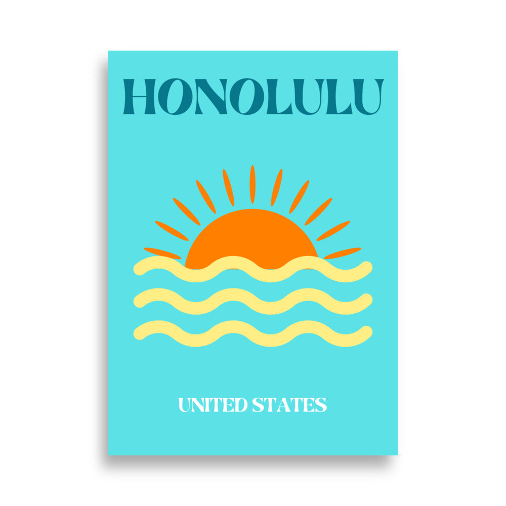 Graphic Honolulu - AFFICHES & MOI 