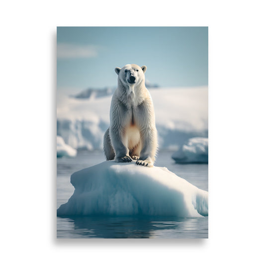 Ours polaire - AFFICHES & MOI 