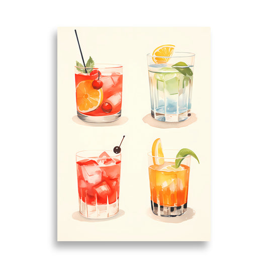 Cocktails - AFFICHES & MOI 