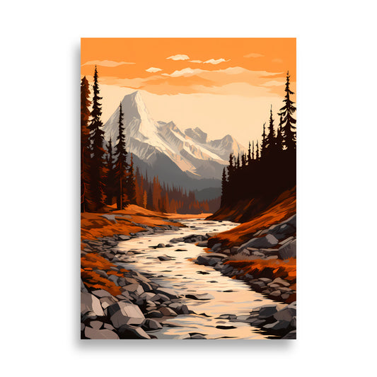 Mountains Landscape - AFFICHES & MOI 