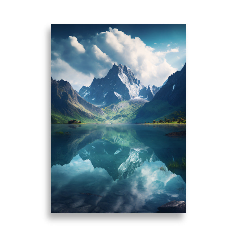 Mountains Reflects - AFFICHES & MOI 