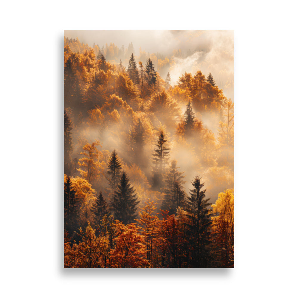 Autumn Pines - AFFICHES & MOI 