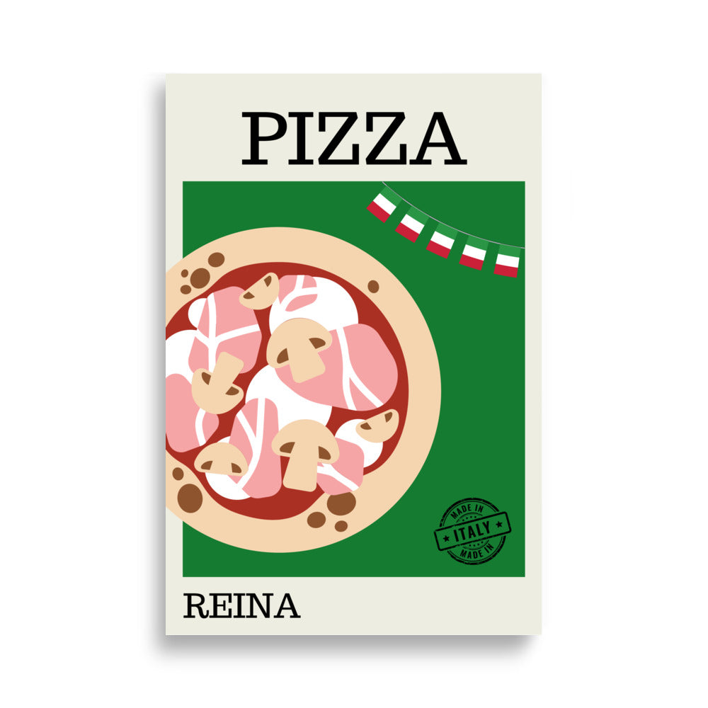 Pizza Reina - AFFICHES & MOI 