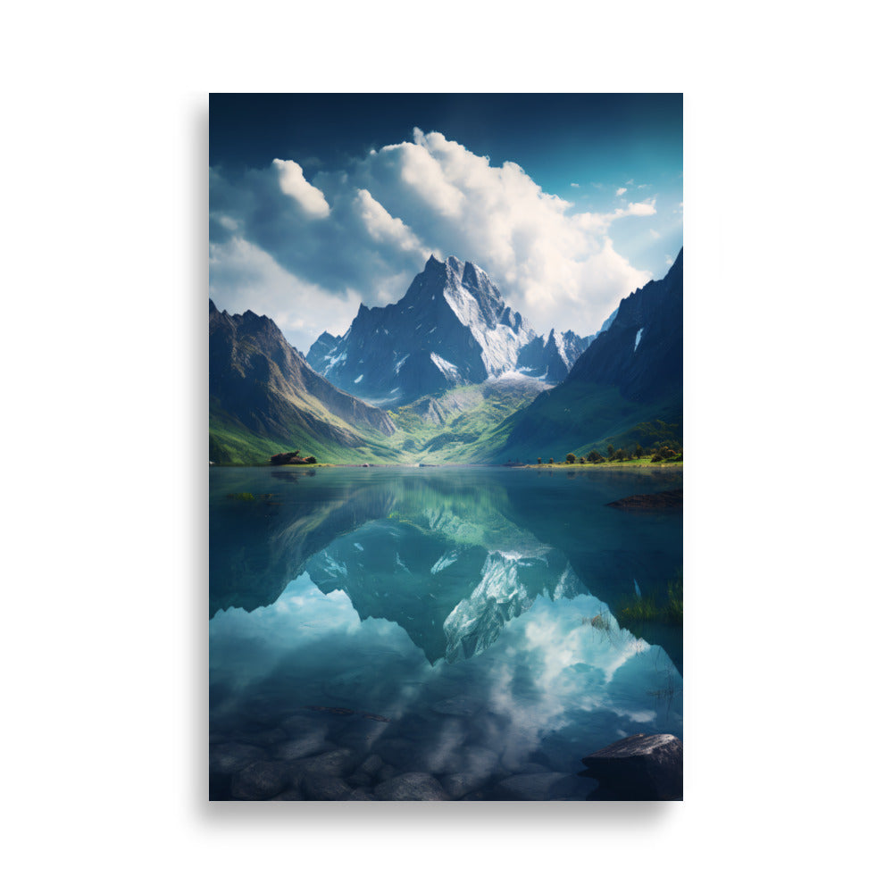 Mountains Reflects - AFFICHES & MOI 