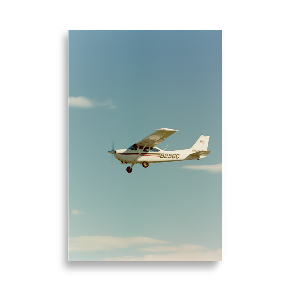 Blue Sky Plane - AFFICHES & MOI 