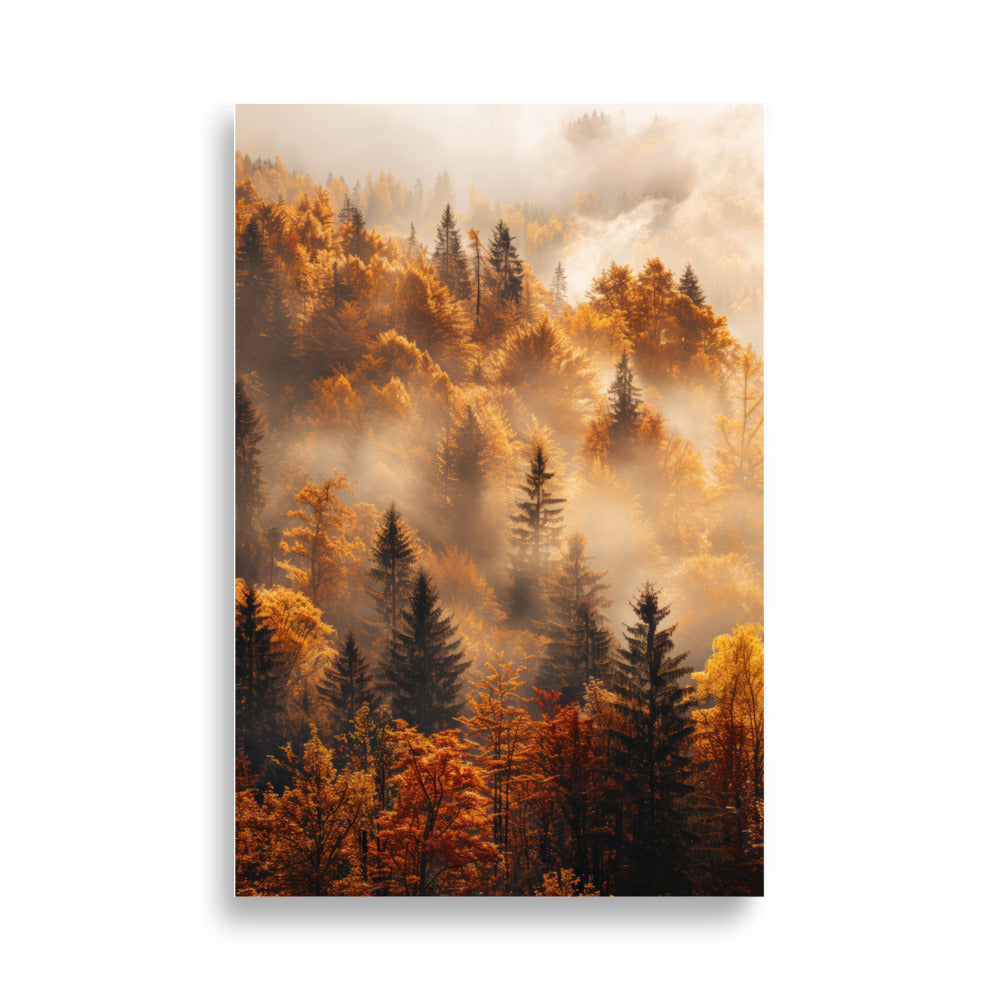 Autumn Pines - AFFICHES & MOI 