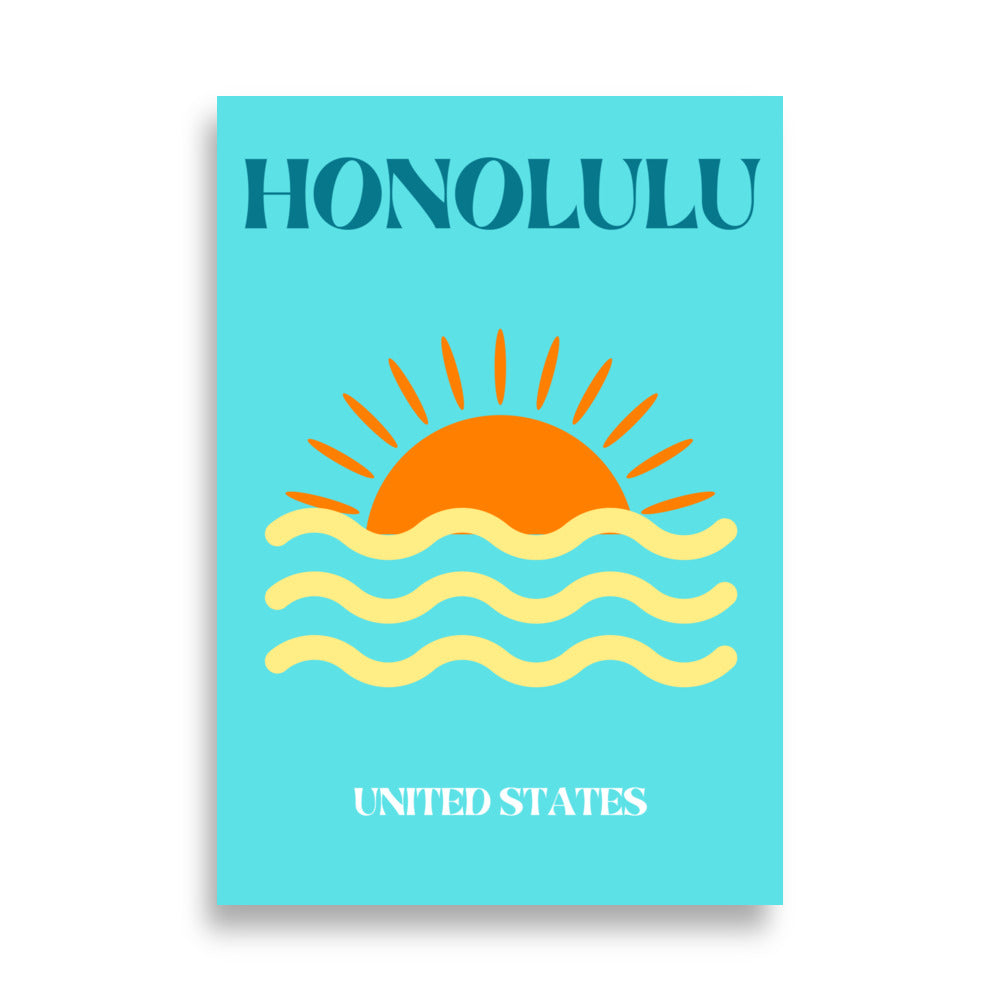 Graphic Honolulu - AFFICHES & MOI 
