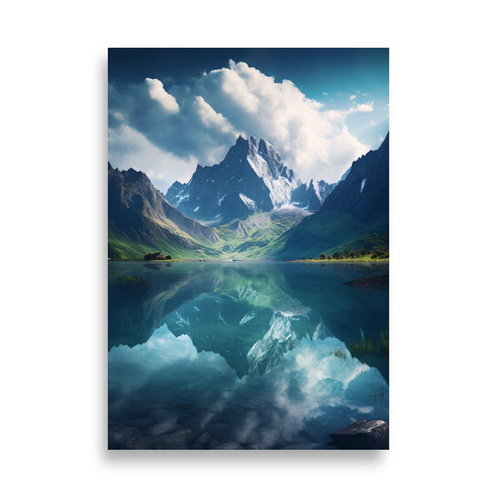 Mountains Reflects - AFFICHES & MOI 