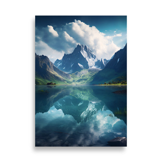 Mountains Reflects - AFFICHES & MOI 