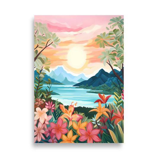 Flowers Island No2 - AFFICHES & MOI 
