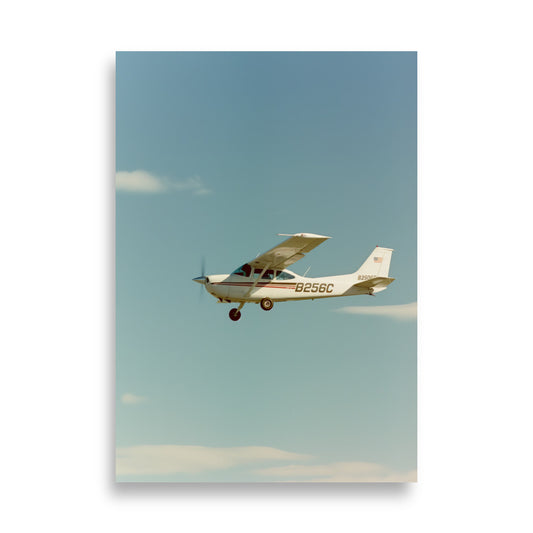 Blue Sky Plane - AFFICHES & MOI 