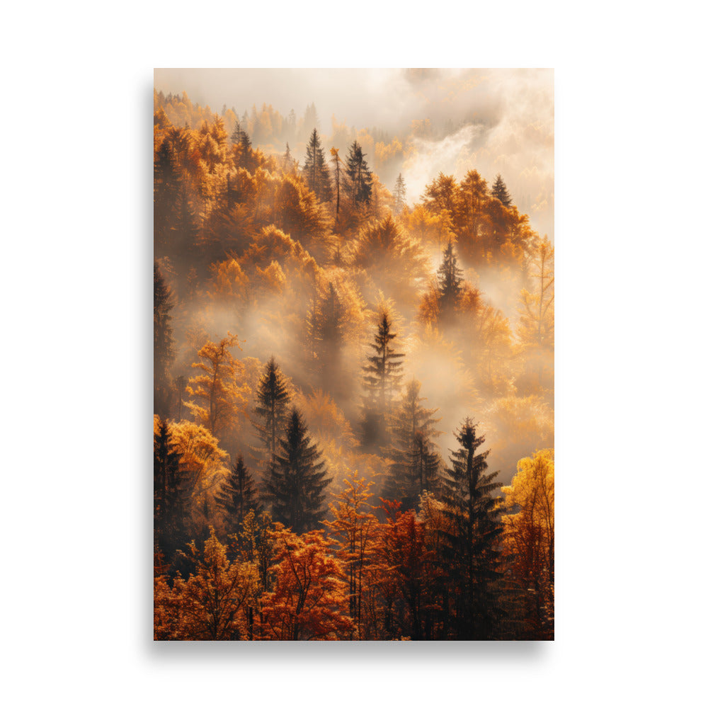 Autumn Pines - AFFICHES & MOI 